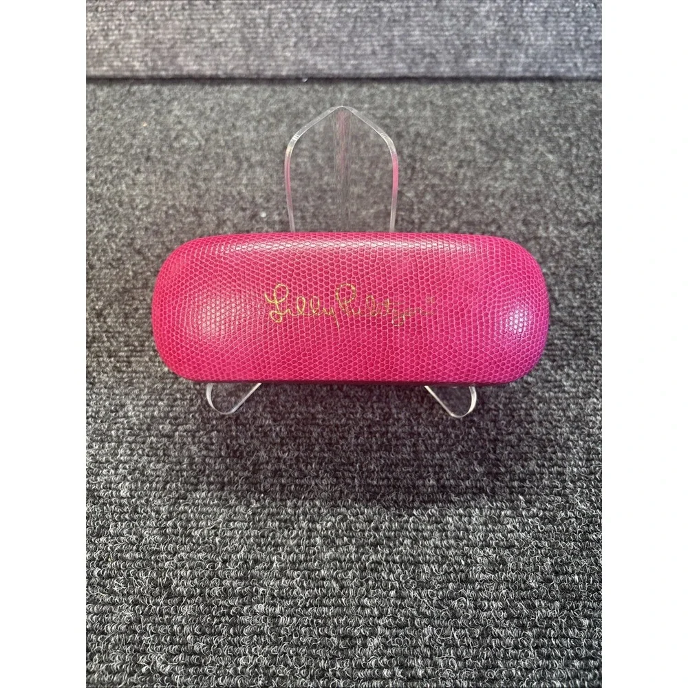 Lilly Pulitzer~Hot Pink~Snap Close Eyeglasses Case